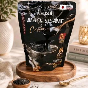 Jamsai Black Sesame Coffee – Premium Japanese Blend (20 Sachets)