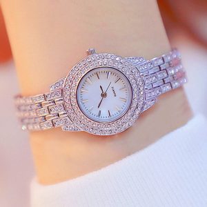 Women's Diamond Studded Quartz Watch