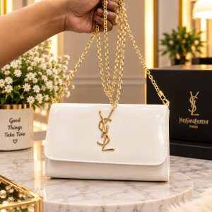 YSL Patent Leather Chain Bag