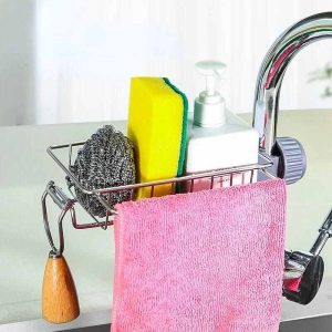 Faucet Sink Sponge Holder Rack