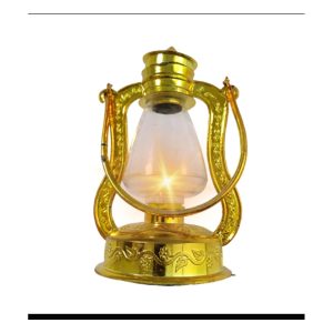 Golden Decorative LED Lantern Lamp