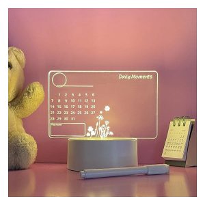 Daily Moments LED Calendar Memo Lamp