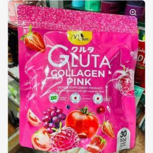 Munee Gluta Collagen Pink Dietary Supplement